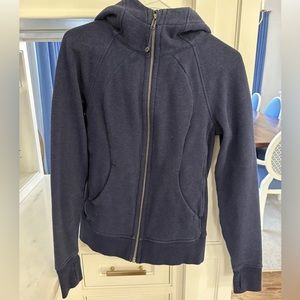 Lululemon women’s hoodie. Navy blue. Gently used